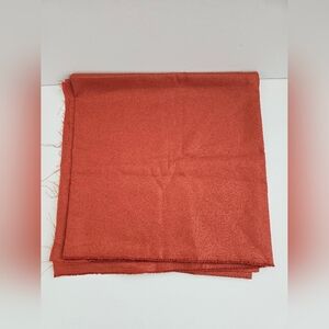 Vintage Terracotta Crepe Fabric Yardage 58" x 59" Textured Pebbled Finish